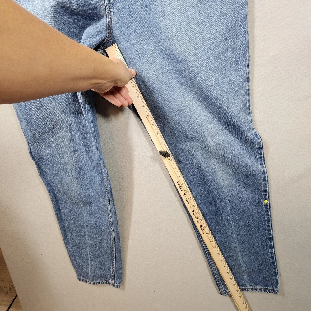 Vintage Levis 550 Relaxed Fit Tapered Leg Mom Jeans Size 16L High Rise Denim 90s